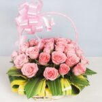 Aspidistra Decorated Basket