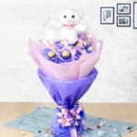 Innocent Teddy With Chocolates