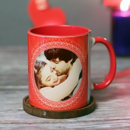 Lovely Red Personalised Mug