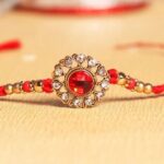 Red Round Rakhi