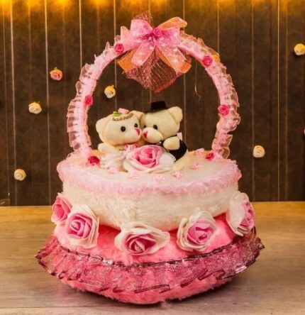 Teddy Couple Showpiece
