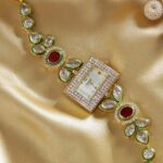 Women's Day Kundan Wrist Watch