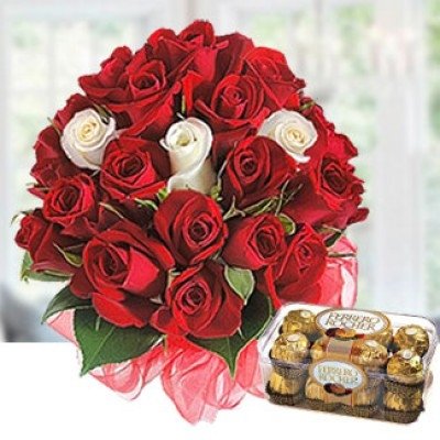 Rocher with Big Bouquet