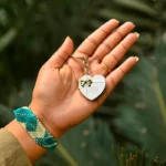 Forever Close Photo Locket Keychain
