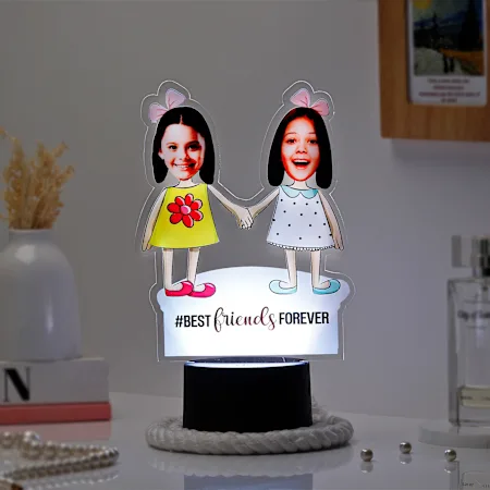 BFF Caricature LED Keepsake