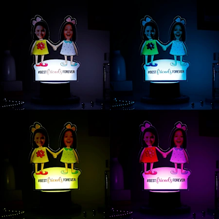 BFF Caricature LED Keepsake