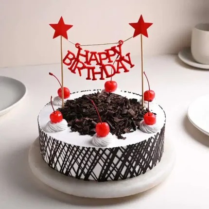 Classic Choco-Cherry Cake