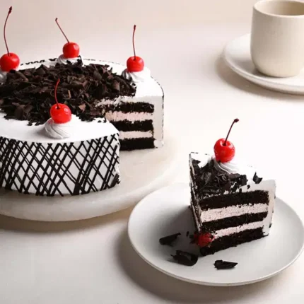 Classic Choco-Cherry Cake
