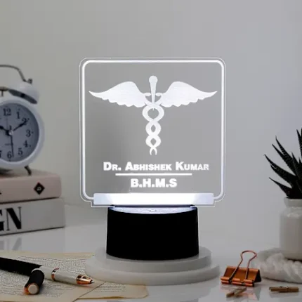 Custom Doctor’s Name LED Lamp