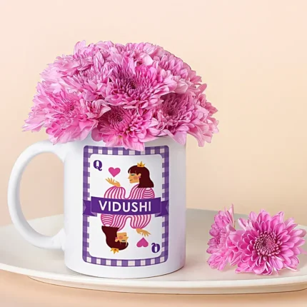 Floral Royalty - Name Mug Gift