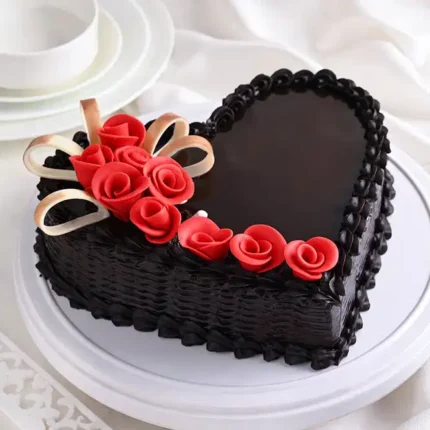 Fondant Rose Chocolate Bliss