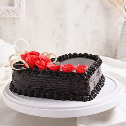 Fondant Rose Chocolate Bliss