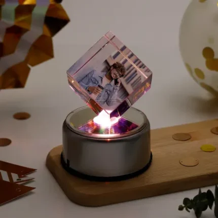 Illuminated Birthday Memory Cube