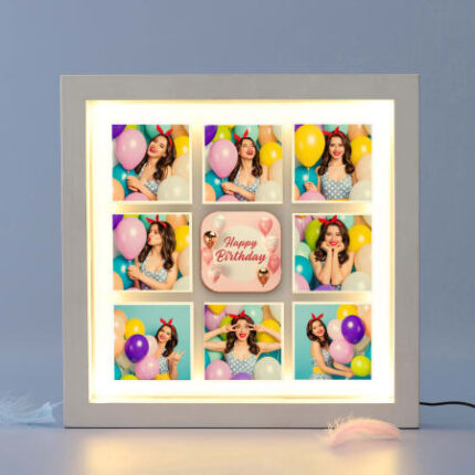 Personalized Birthday LED Photo Collage