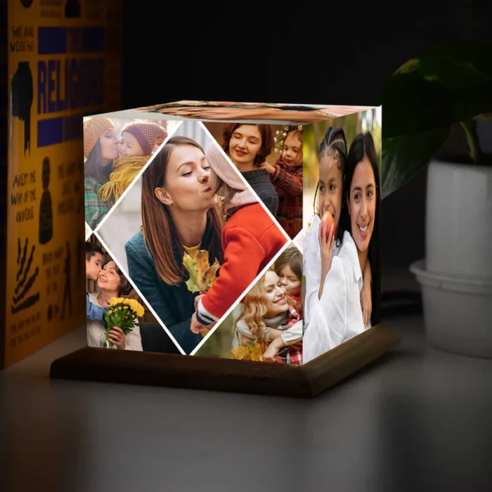 Photo Cube Lamp with Custom Gallery - Image 1