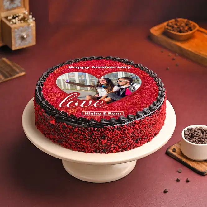 Red Velvet Romance Cake