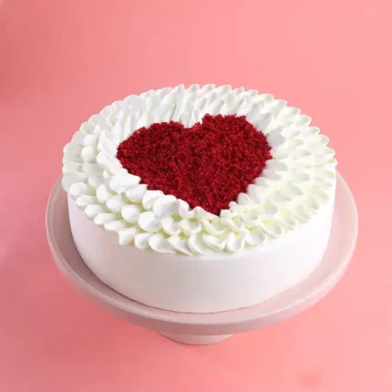 Romantic Red Velvet Heart