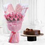 Rosy Birthday Bliss & Choco Truffle