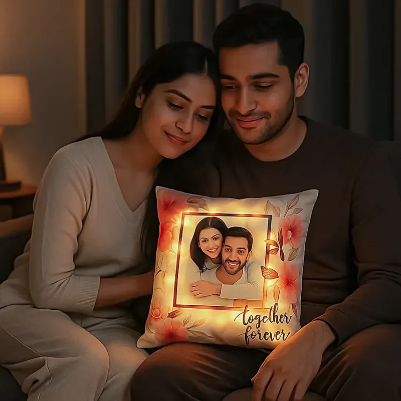 Shining Love Personalized Pillow