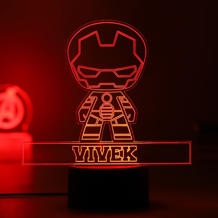 Superhero Glow Personalized Night Light Superhero Glow Personalized Night Light