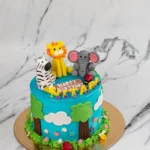 Wild Safari Adventure Cake