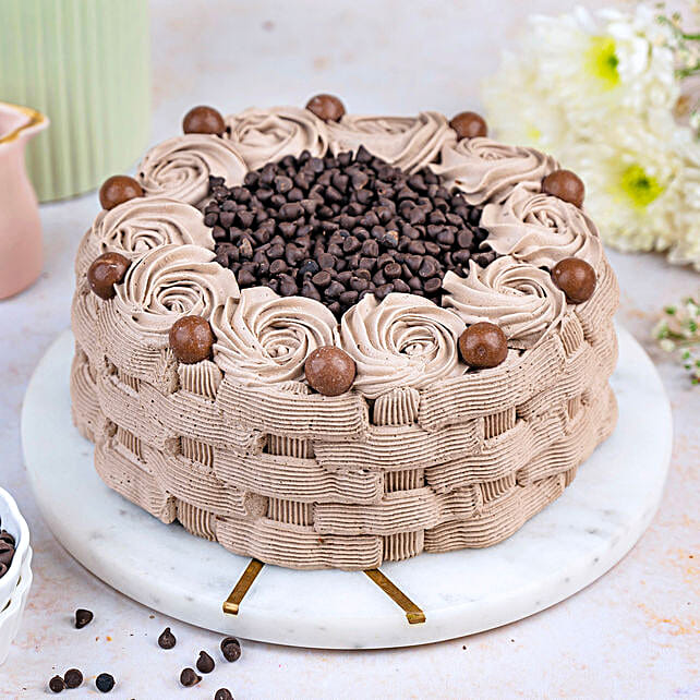 basketweave-design-chocolate-c Basketweave Design Chocolate Cake - Image 1