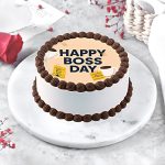 Photo Chocolate Cream Roundel Cake