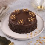 Round Chocolate Cream Cake - Image 2