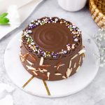 Round Chocolate Cream Cake - Image 2