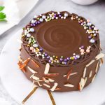 Round Chocolate Cream Cake - Image 3