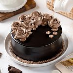 Rosette Chocolate Cream Cake