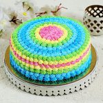 Colourful Cream Cake