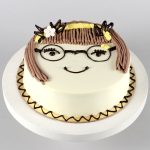 Girly Chocolate Cream Torte Cake - Image 3