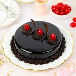 Whipped Truffle Cream Round Cake - Image 2