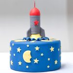 Cosmic Rocket Fondant Cake - Image 2