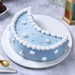 Eid Moon Cream Cake
