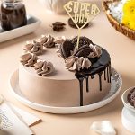Ethereal Chocolate Cream Round Cake