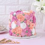 The Floral Chocolate Cream Cake