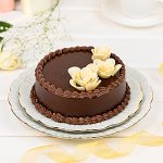 Blossom Chocolate Round Cake