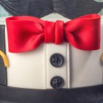 Elegant Gentleman Fondant Cake - Image 3