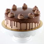 Lacquered Round Chocolate Mousse Cake - Image 3