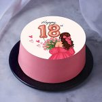 Graceful 18th Birthday Chocolate Bento C