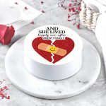 Photo Chocolate Round Cake