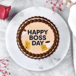 Photo Chocolate Cream Round Cake - Image 3