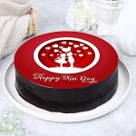 Square Chocolate Photo Cake