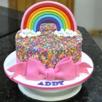 Sprinkled Delight Fondant Cake - Image 2