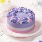 Rose Chocolate Heart Cream Cake - Image 3