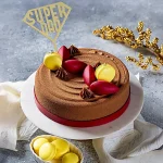 Decadent Rouge Round Luxe Cake