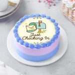 Airy Chocolate Cream Round Cake - Image 2