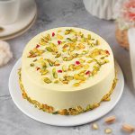 Sweet Sensation Rasmalai Cream Cake